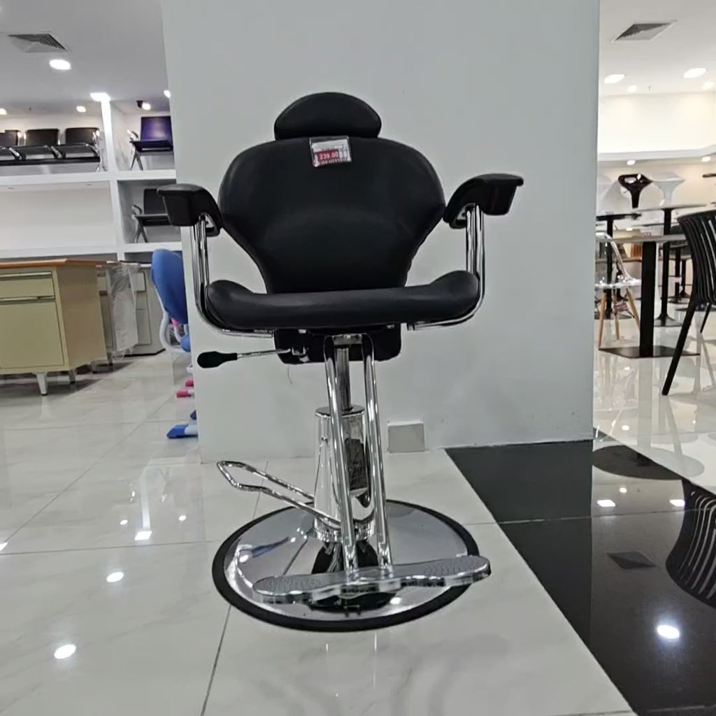 Silla de Peluquería Negra Modelo 3