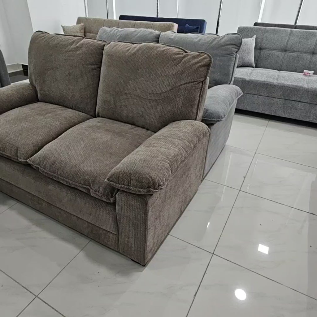 Juego de Sala 5 Puestos en Tela Beige
