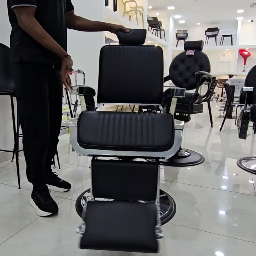 Silla Negra P/Peluqueria